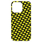 Royalty Inspired Crown Pattern iPhone 14 Pro Max Black UV Print Case