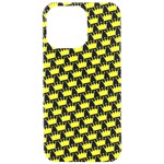 Royalty Inspired Crown Pattern iPhone 15 Pro Max Black UV Print PC Hardshell Case