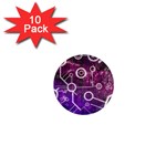 Cosmic Network Geometric Art 1  Mini Magnet (10 pack) 