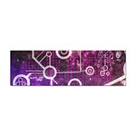 Cosmic Network Geometric Art Sticker (Bumper)