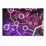 Cosmic Network Geometric Art Postcard 4 x 6  (Pkg of 10)