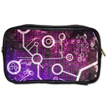 Cosmic Network Geometric Art Toiletries Bag (One Side)