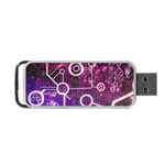 Cosmic Network Geometric Art Portable USB Flash (One Side)