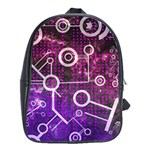 Cosmic Network Geometric Art School Bag (XL)