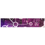 Cosmic Network Geometric Art Small Premium Plush Fleece Scarf