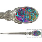 Abstract Tech Galaxy Design Letter Opener