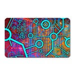 Abstract Tech Galaxy Design Magnet (Rectangular)