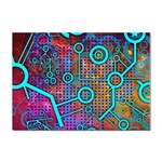 Abstract Tech Galaxy Design Sticker A4 (100 pack)