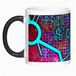 Abstract Tech Galaxy Design Morph Mug