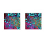 Abstract Tech Galaxy Design Cufflinks (Square)