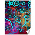 Abstract Tech Galaxy Design Canvas 36  x 48 