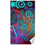 Abstract Tech Galaxy Design Canvas 40  x 72 