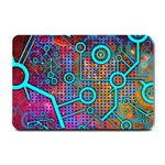 Abstract Tech Galaxy Design Small Doormat