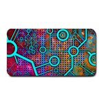 Abstract Tech Galaxy Design Medium Bar Mat