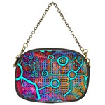 Abstract Tech Galaxy Design Chain Purse (Two Sides)