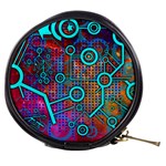 Abstract Tech Galaxy Design Mini Makeup Bag