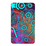 Abstract Tech Galaxy Design Memory Card Reader (Rectangular)