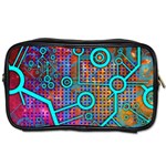 Abstract Tech Galaxy Design Toiletries Bag (One Side)