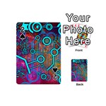 Abstract Tech Galaxy Design Playing Cards 54 Designs (Mini)