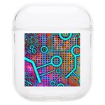 Abstract Tech Galaxy Design Soft TPU AirPods 1/2 Case