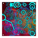 Abstract Tech Galaxy Design Banner and Sign 3  x 3 