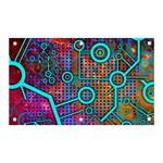 Abstract Tech Galaxy Design Banner and Sign 5  x 3 