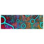 Abstract Tech Galaxy Design Banner and Sign 12  x 4 