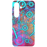 Abstract Tech Galaxy Design Samsung Galaxy S24 6.2 Inch Black TPU UV Case