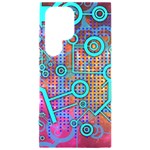 Abstract Tech Galaxy Design Samsung Galaxy S24 Ultra 6.9 Inch Black TPU UV Case