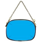 A Blue Sky With A Plane Flying In The Sky Chain Purse (Two Sides)