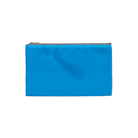 A Blue Sky With A Plane Flying In The Sky Cosmetic Bag (Small) from ArtsNow.com Front