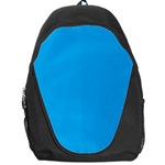 A Blue Sky With A Plane Flying In The Sky Backpack Bag