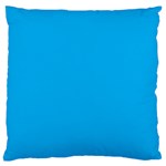 A Blue Sky With A Plane Flying In The Sky Standard Premium Plush Fleece Cushion Case (One Side)