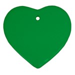 A Green Background With A White Border Ornament (Heart)