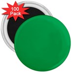 A Green Background With A White Border 3  Magnets (100 pack)