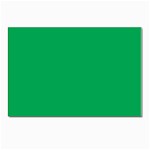 A Green Background With A White Border Postcards 5  x 7  (Pkg of 10)