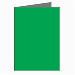 A Green Background With A White Border Greeting Cards (Pkg of 8)