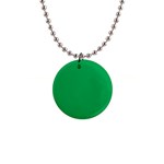 A Green Background With A White Border 1  Button Necklace