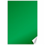 A Green Background With A White Border Canvas 12  x 18 