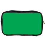 A Green Background With A White Border Toiletries Bag (One Side)