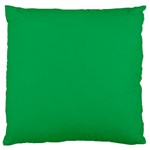 A Green Background With A White Border Large Cushion Case (Two Sides)