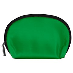 A Green Background With A White Border Accessory Pouch (Large) from ArtsNow.com Front