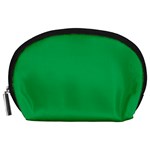 A Green Background With A White Border Accessory Pouch (Large)