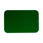 A Green Background With A White Border Open Lid Metal Box (Silver)  