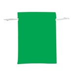 A Green Background With A White Border Lightweight Drawstring Pouch (M)