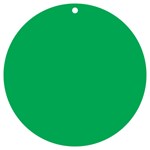 A Green Background With A White Border UV Print Acrylic Ornament Round