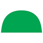 A Green Background With A White Border Anti Scalding Pot Cap