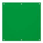 A Green Background With A White Border Banner and Sign 4  x 4 