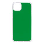 A Green Background With A White Border iPhone 14 Plus TPU UV Print Case