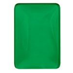 A Green Background With A White Border Rectangular Glass Fridge Magnet (4 pack)